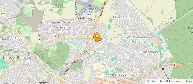 localisation de l'entreprise 2 A B V  CHELLES