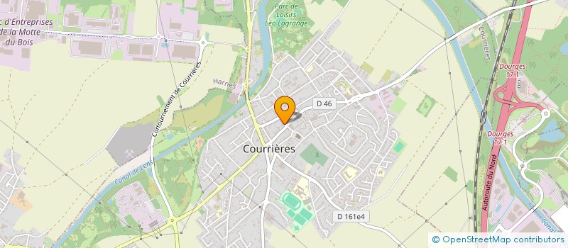 localisation de l'entreprise 2 A.C.E. TRAITEUR à COURRIERES