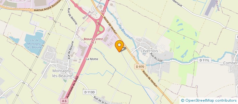 localisation de l'entreprise 2 A D BOURGOGNE-FRANCHE-COMTE  LEVERNOIS