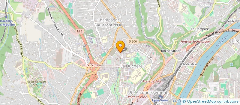 localisation de l'entreprise 2 A H  LYON