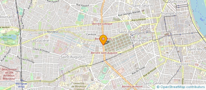 localisation de l'entreprise 2 A LOCATION (AQUITAINE AUTO LOCATION) à BORDEAUX