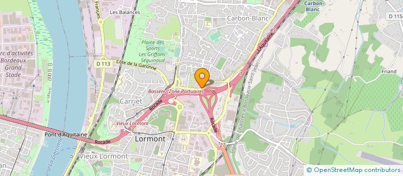 localisation de l'entreprise 2 A PUBLICITE  LORMONT