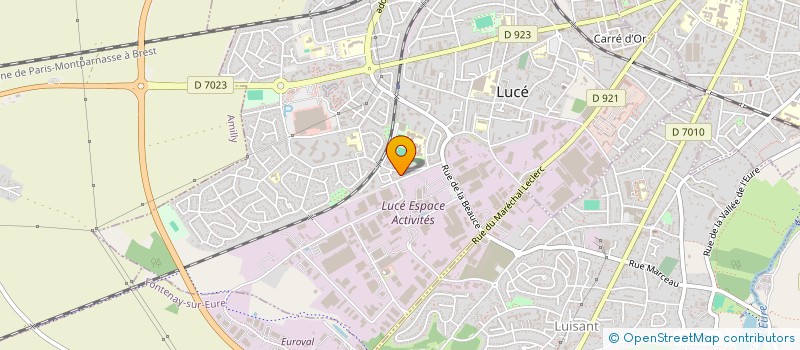 localisation de l'entreprise 2 A SERVICES à LUCE