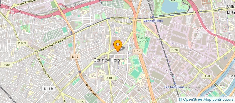 localisation de l'entreprise 2 A TRANSPORTS à GENNEVILLIERS