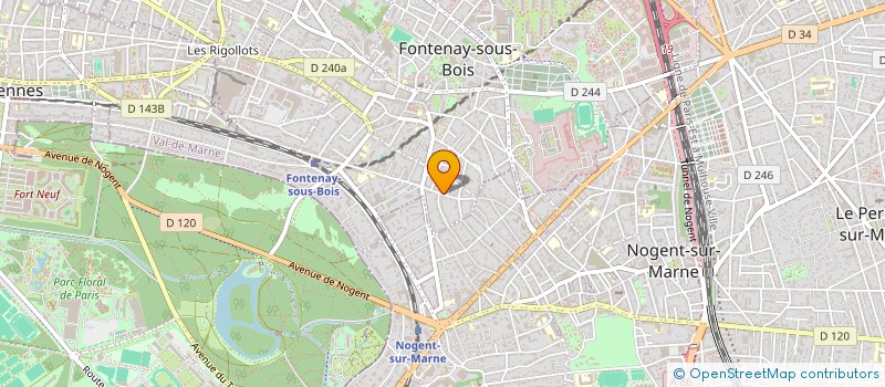 localisation de l'entreprise 2 AAZ à FONTENAY-SOUS-BOIS