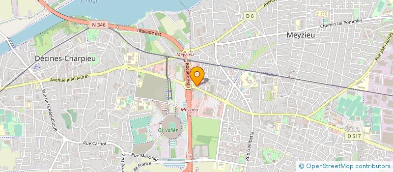 localisation de l'entreprise 2 ABEY à MEYZIEU