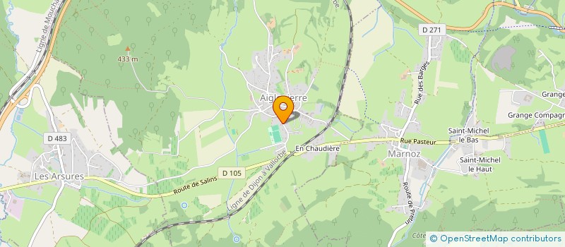 localisation de l'entreprise 2 AC  AIGLEPIERRE