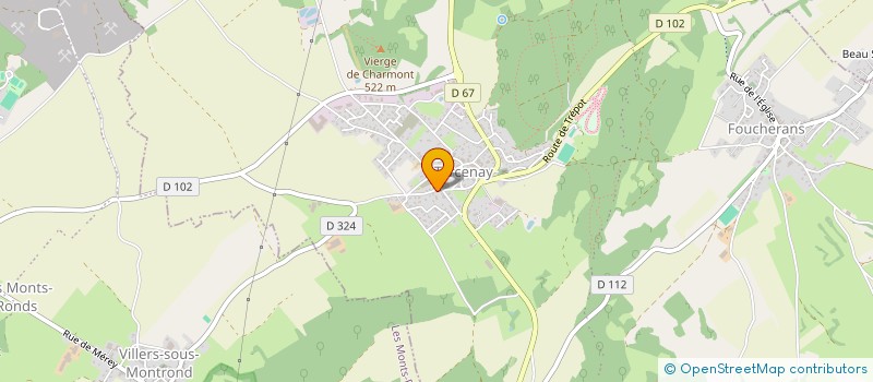 localisation de l'entreprise 2 AF  LES MONTS-RONDS