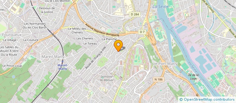 localisation de l'entreprise 2 AILES  LE PECQ