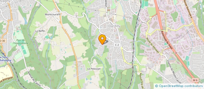 localisation de l'entreprise 2 AILES  DARDILLY