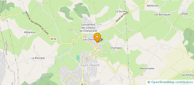 localisation de l'entreprise 2 AILES IMMO  SAINT-HEAND