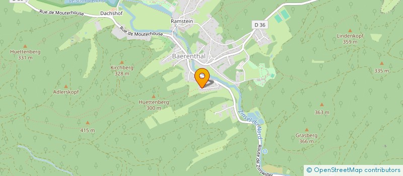 localisation de l'entreprise 2 AILES IMMO  BAERENTHAL