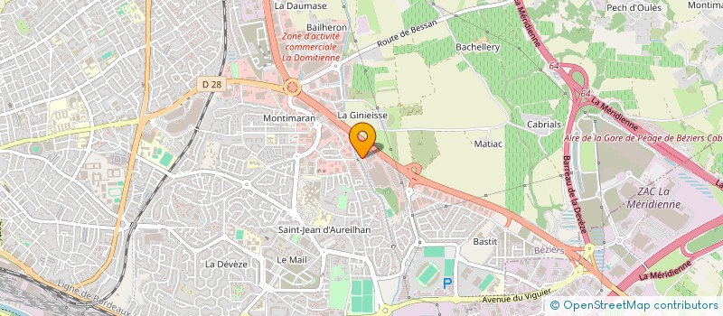 localisation de l'entreprise 2 ALLTECH à BEZIERS