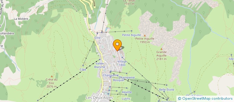 localisation de l'entreprise 2 ALPES TAXIS  LES DEUX ALPES