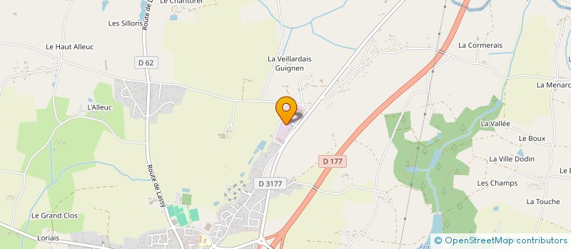 localisation de l'entreprise 2 ALVES  GUIGNEN