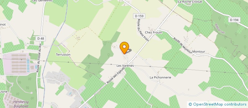 localisation de l'entreprise 2 AMIES POUR LA VIE  NERCILLAC