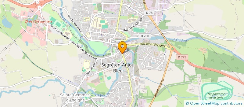 localisation de l'entreprise 2 ARCS  SEGRE-EN-ANJOU BLEU