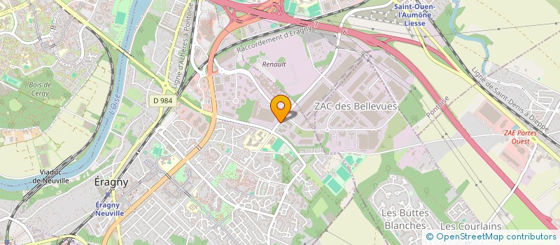 localisation de l'entreprise 2 ARES SERVICES  DEUIL-LA-BARRE