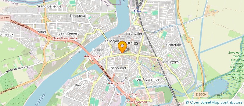 localisation de l'entreprise 2 ARLESIENS à ARLES