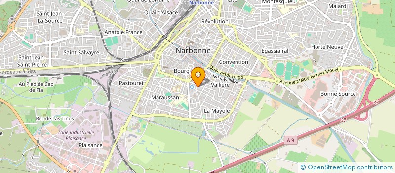 localisation de l'entreprise 2 AS  NARBONNE