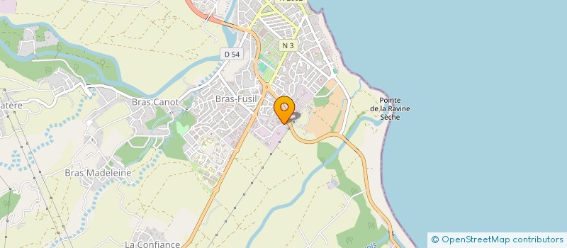 localisation de l'entreprise 2 ASSOCIES TRECASSE DAMOUR MENUISERIE  SAINT-BENOIT