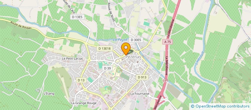 localisation de l'entreprise 2 B à PEZENAS