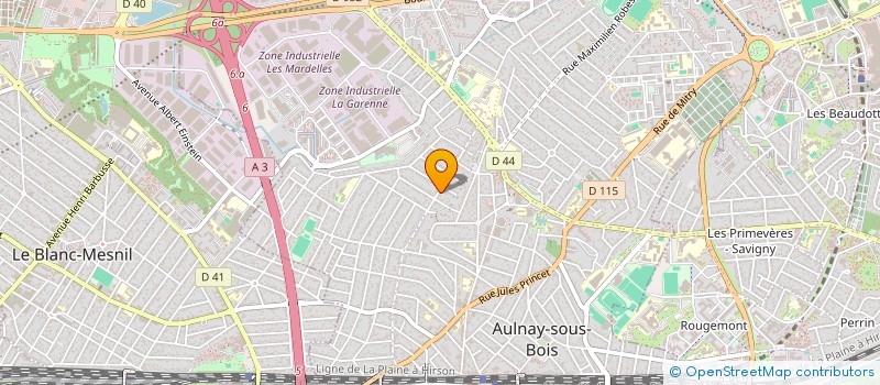 localisation de l'entreprise 2 B à AULNAY-SOUS-BOIS