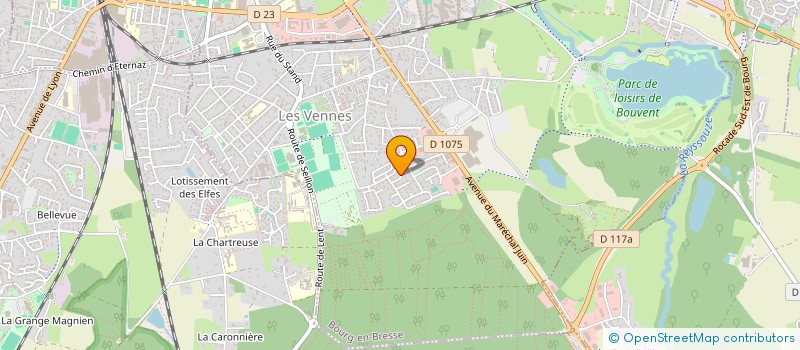 localisation de l'entreprise 2 B CONCEPT  BOURG-EN-BRESSE