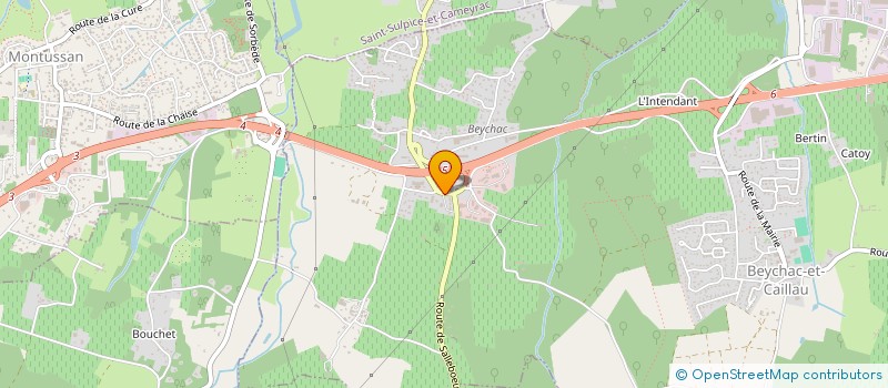 localisation de l'entreprise 2 B.E.R PISCINE  BEYCHAC-ET-CAILLEAU