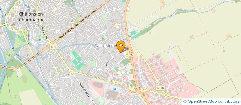 localisation de l'entreprise 2 B FINANCES  SAINT-MEMMIE