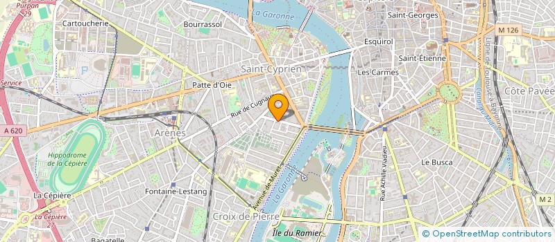 localisation de l'entreprise 2 B IMMOBILIER  TOULOUSE