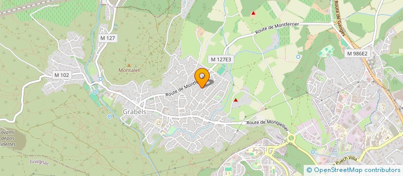 localisation de l'entreprise 2 B INVEST  GRABELS