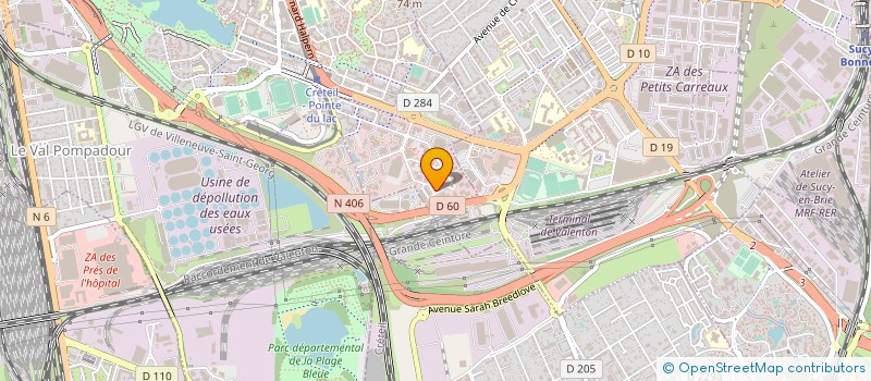 localisation de l'entreprise 2 B PARTNERS  CHARENTON-LE-PONT