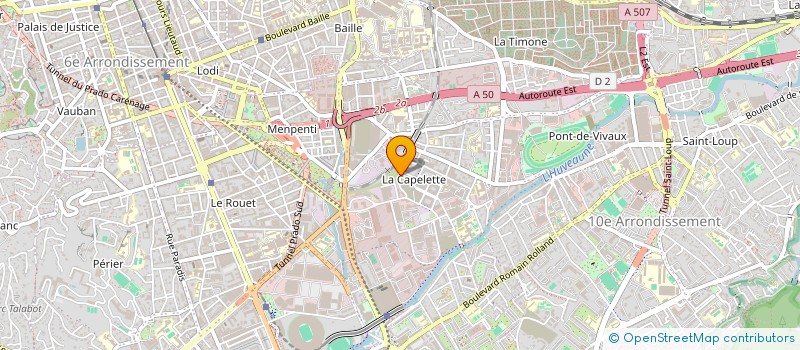localisation de l'entreprise 2 B PRESSE SAS à MARSEILLE