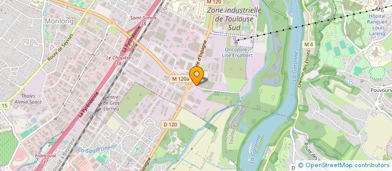 localisation de l'entreprise 2 B REALISATION  TOULOUSE