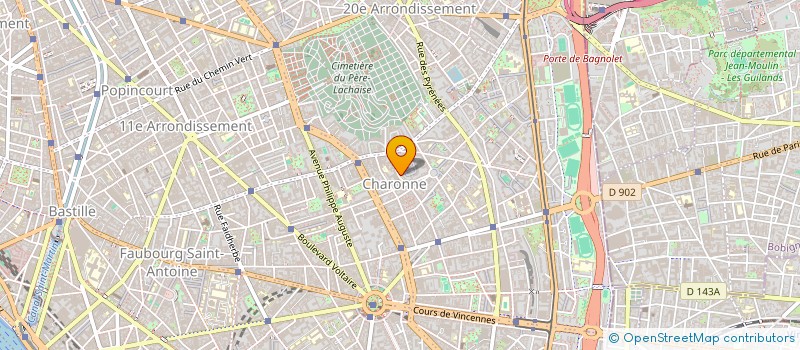 localisation de l'entreprise 2.B.SERVICES  PARIS