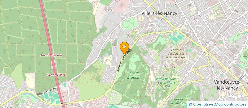 localisation de l'entreprise 2 B TRANSPORT  VILLERS-LES-NANCY