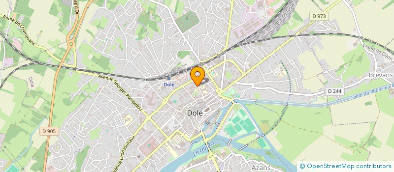 localisation de l'entreprise 2 B TRAVAUX à DOLE