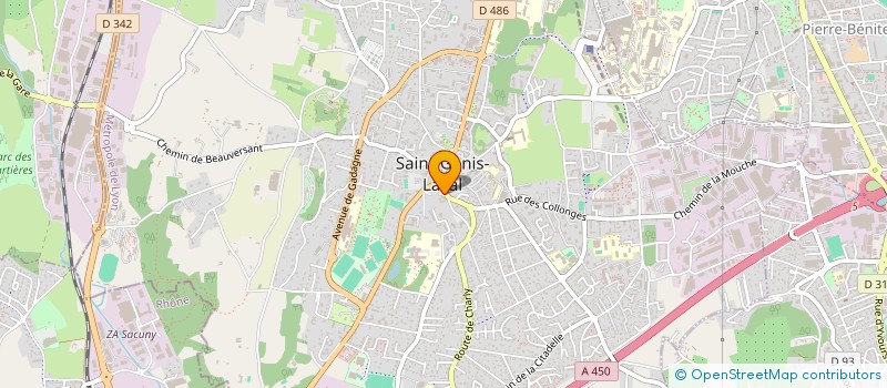 localisation de l'entreprise 2 BCG à SAINT-GENIS-LAVAL