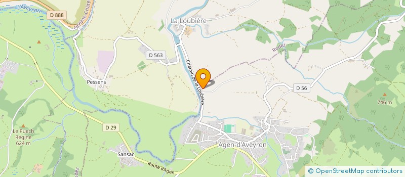 localisation de l'entreprise 2 BER  AGEN-D'AVEYRON