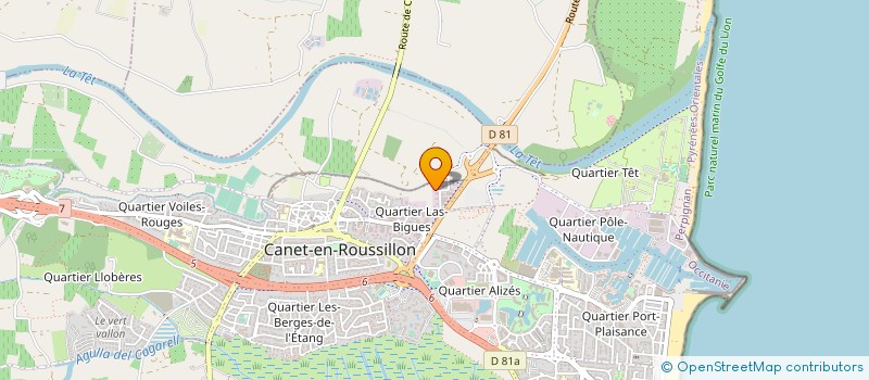 localisation de l'entreprise 2 BERMA  CANET-EN-ROUSSILLON