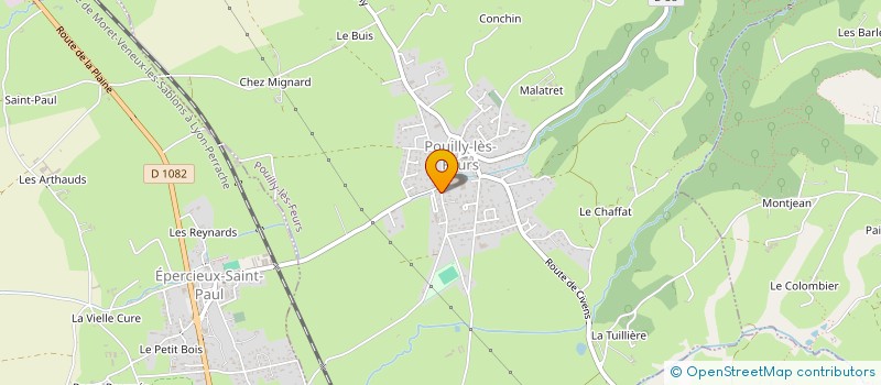 localisation de l'entreprise 2 BERT FLEURETON FINANCES  POUILLY-LES-FEURS