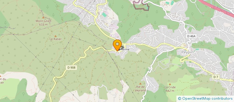 localisation de l'entreprise 2 BG  PEYPIN