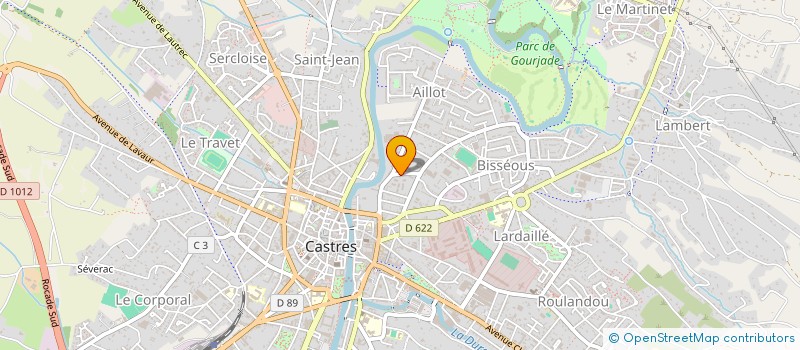 localisation de l'entreprise 2 BL MARECHAL JOFFRE  CASTRES