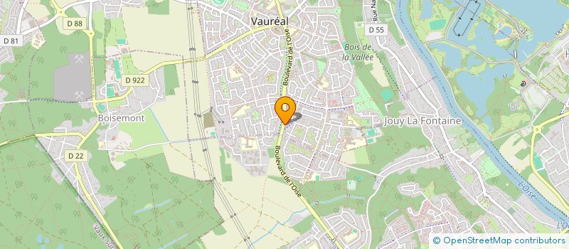 localisation de l'entreprise 2 BL RENOVATION  VAUREAL