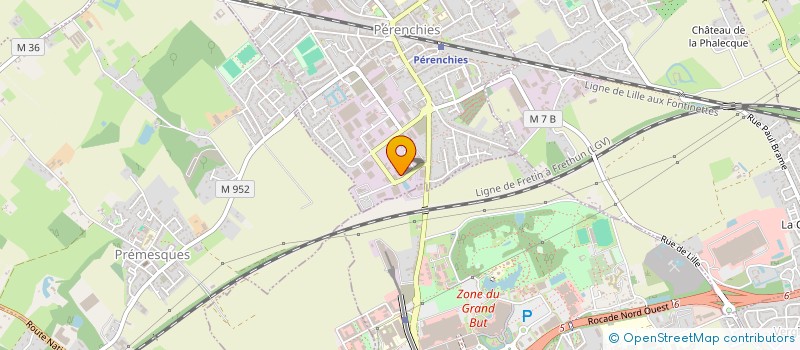 localisation de l'entreprise 2 BM  VENDIN-LE-VIEIL