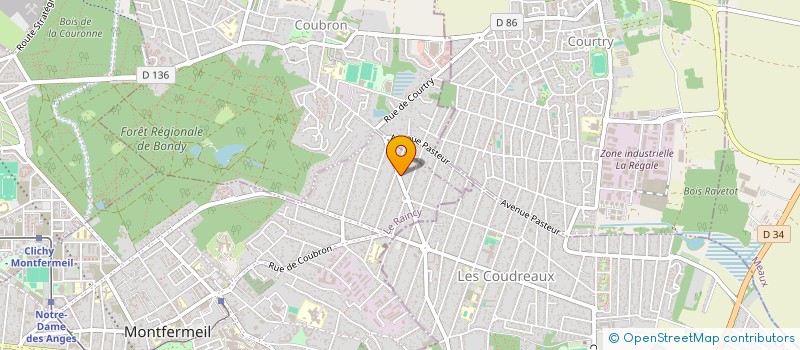 localisation de l'entreprise 2 BM à MONTFERMEIL