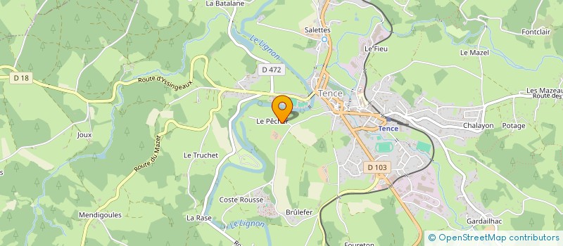 localisation de l'entreprise 2 BOUTS DE BOIS à TENCE