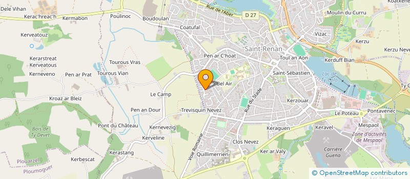 localisation de l'entreprise 2 BROZH  SAINT-RENAN