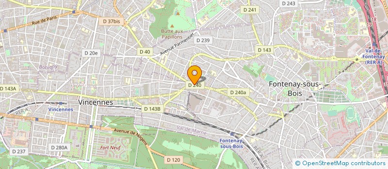 localisation de l'entreprise 2 BS TRANSPORTS à FONTENAY-SOUS-BOIS